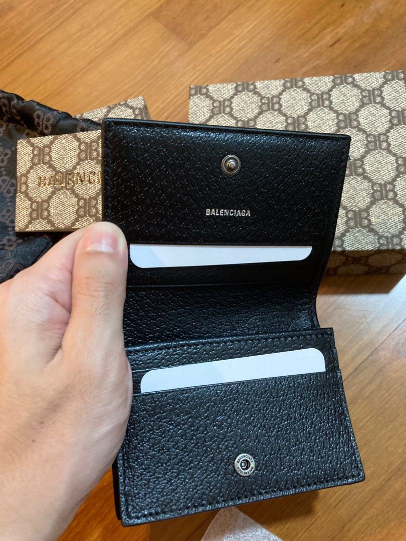 gucci balenciaga collab wallet