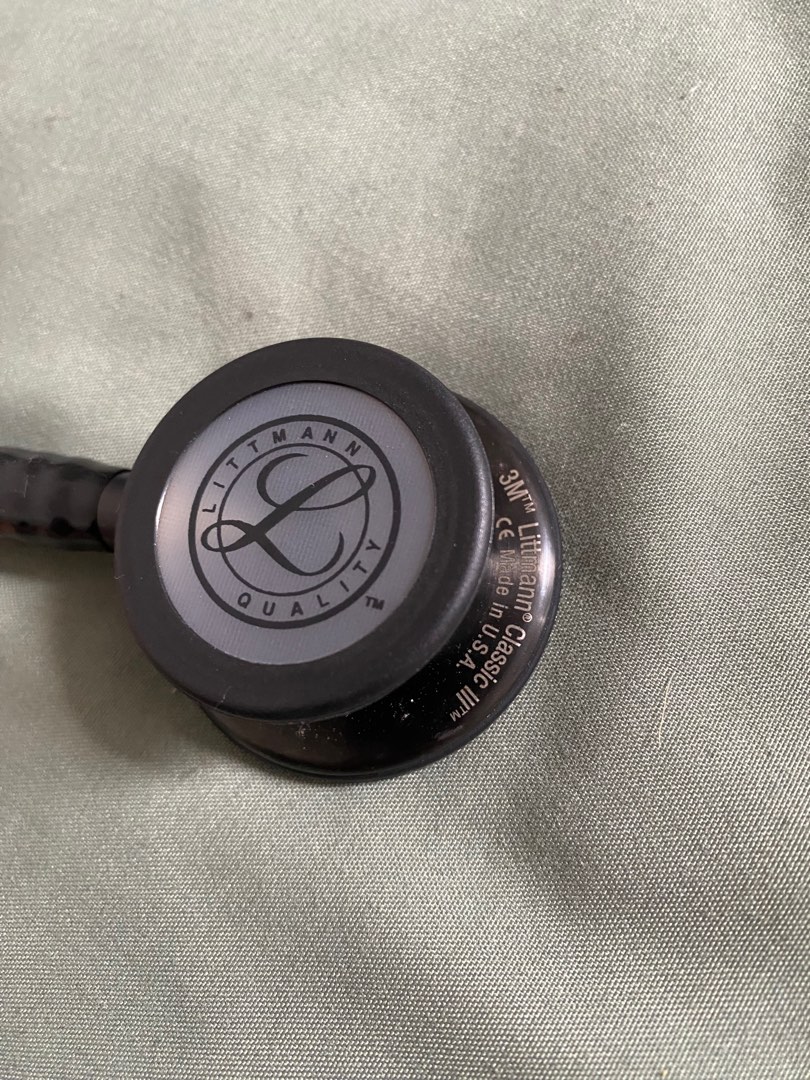 Littmann Stethoscope Classic 3 All Black, Health & Nutrition, Medical
