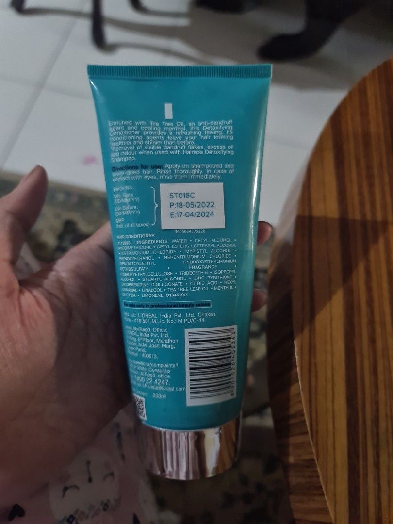 Loreal hair spa dx conditioner, Kesehatan & Kecantikan, Perawatan