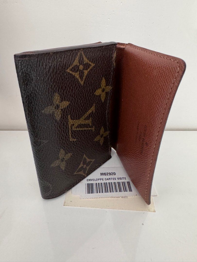 Auth Louis Vuitton Monogram Enveloppe Cartes De Visite Card Case 9C260270n  - Tokyo Vintage Store