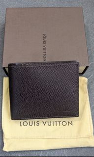 LOUIS VUITTON Monogram Money Clip Wallet Billfold 47908