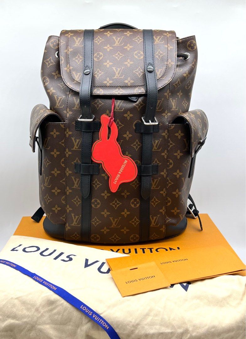 Louis Vuitton Monogram Macassar Christopher Backpack PM, myGemma, NZ