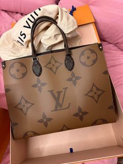 Louis Vuitton Giant Monogram Reverse On the Go GM. Made in France. Date  code: TR3159, Luxury, Bags & Wallets on Carousell
