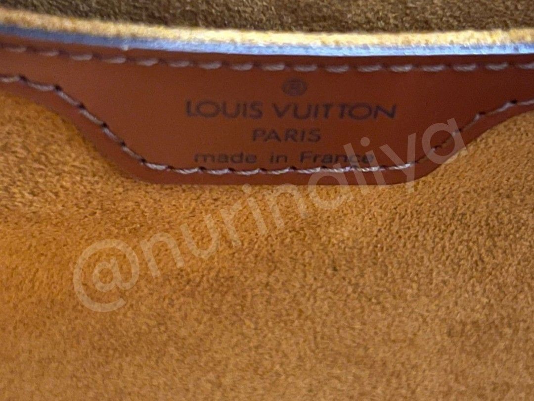LOUIS VUITTON LOUIS VUITTON Soufflot Handbag M52229 Epi leather Tassil  Yellow Used Women LV M52229