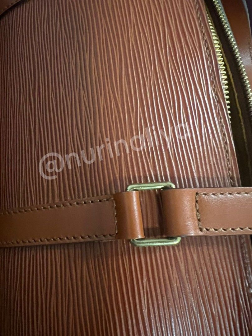 LOUIS VUITTON LOUIS VUITTON Soufflot Handbag M52229 Epi leather Tassil  Yellow Used Women LV M52229