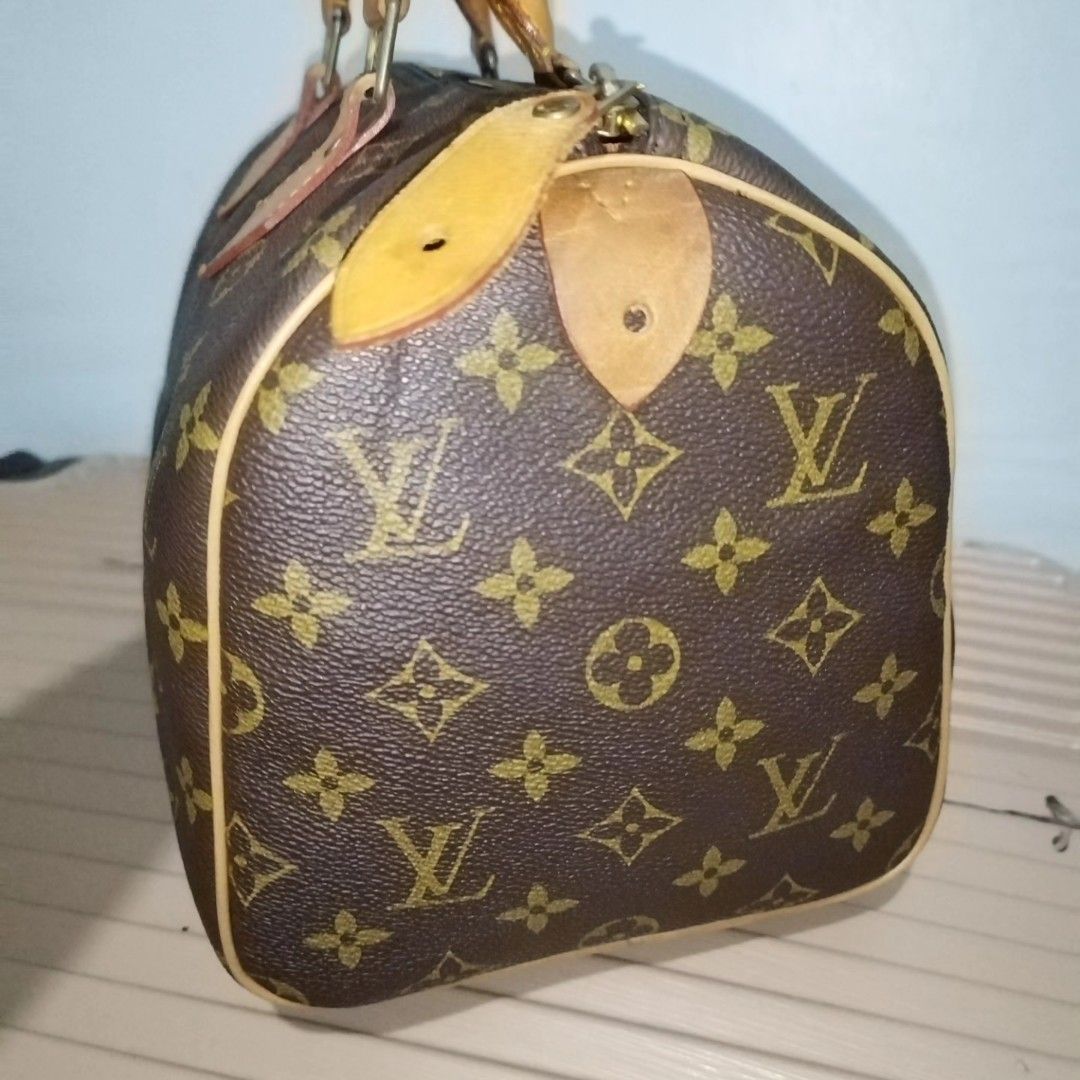 Authentic Louis Vuitton Monogram Speedy 30 Hand Bag Purse SA 861 Vintage