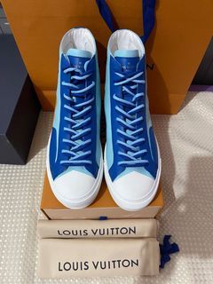 Louis Vuitton Brown Monogram Canvas Chain Print Harbor Slip on Sneakers  Size 39