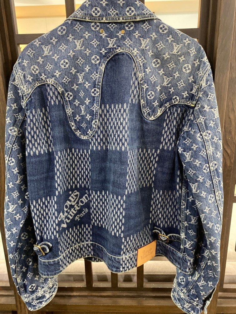 Louis Vuitton Nigo Blue Monogram Denim Jacket