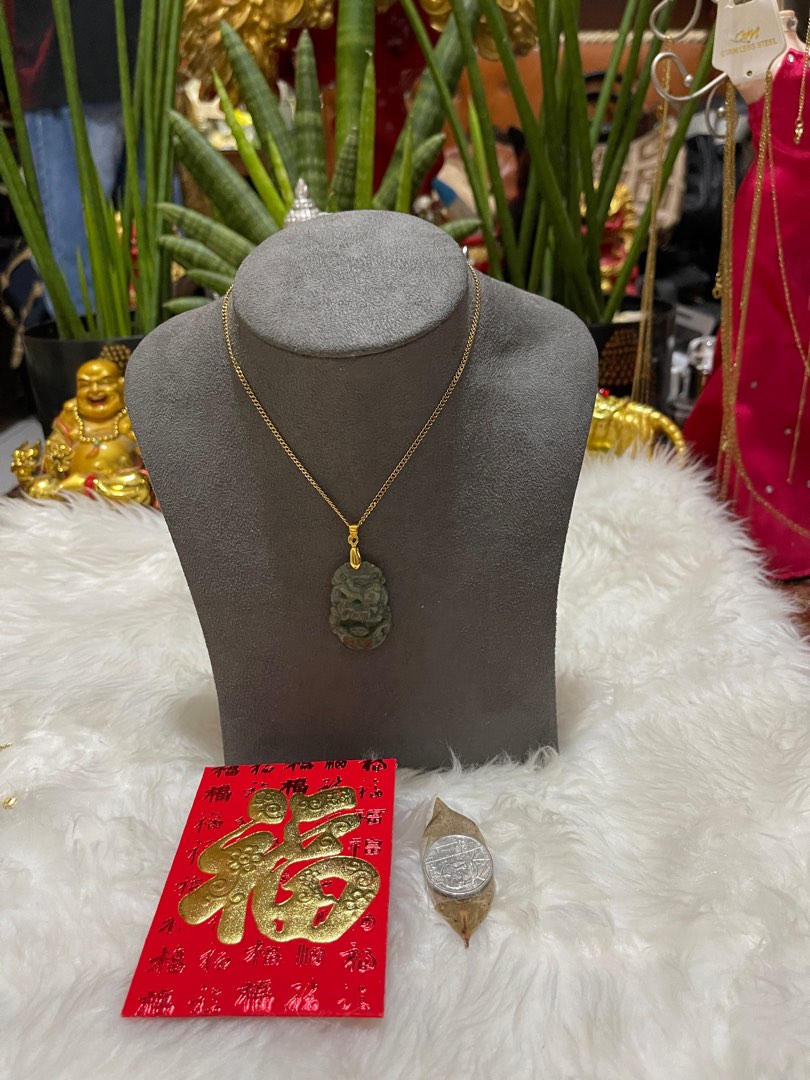 Chinese lucky charm necklace discount