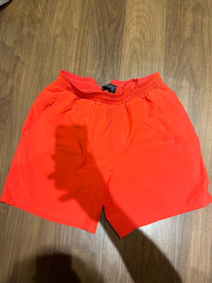 Red lululemon shorts best sale mens