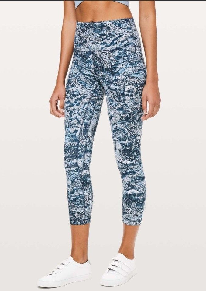 Lululemon paisley leggings discount