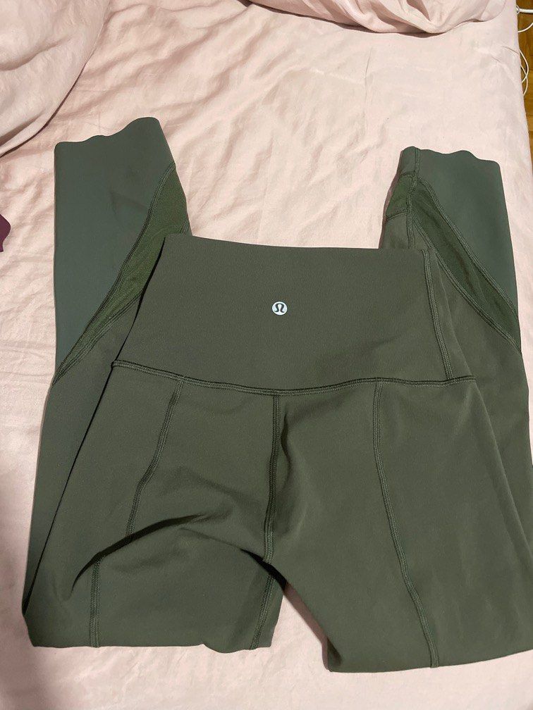 lululemon - align leggings dark olive on Designer Wardrobe