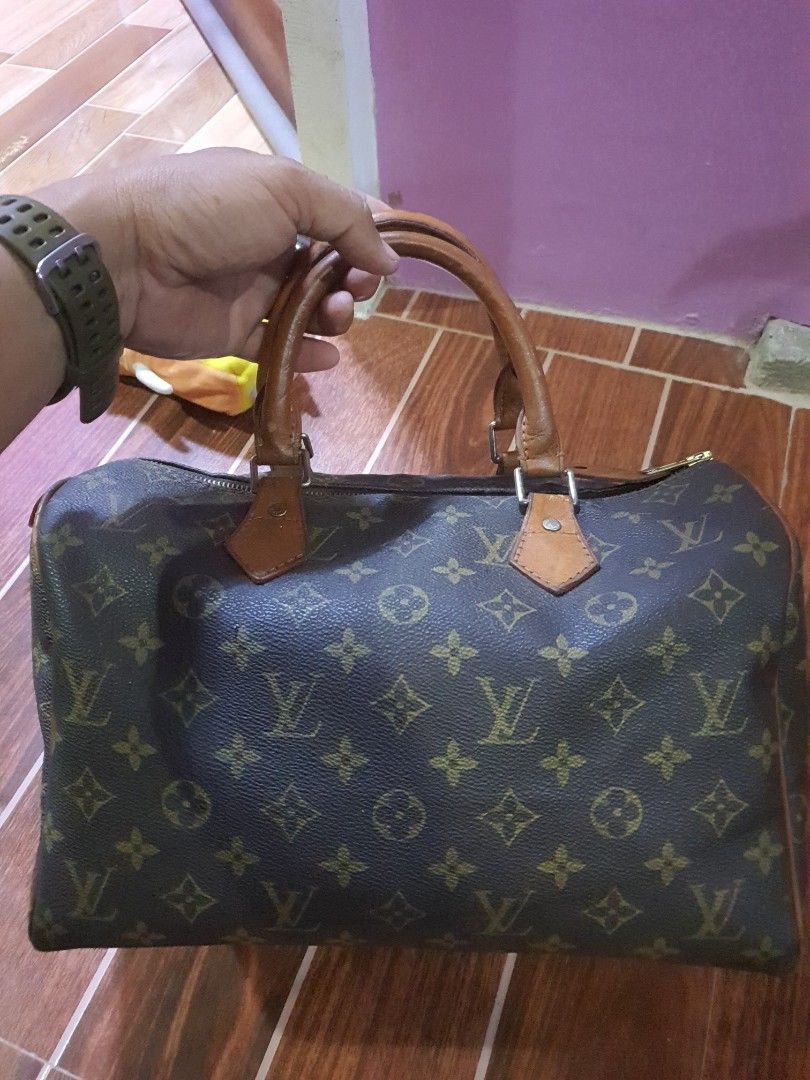 Authentic Louis Vuitton Monogram Speedy 30 Hand Bag Purse SA 861 Vintage