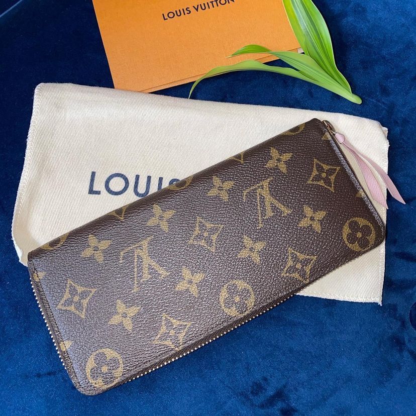 Louis Vuitton Clemence Wallet in Monogram Rose Ballerine