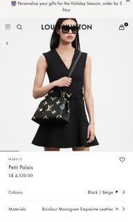 Replica Louis Vuitton Hina MM Bag Mahina Leather M53140 BLV255 for Sale