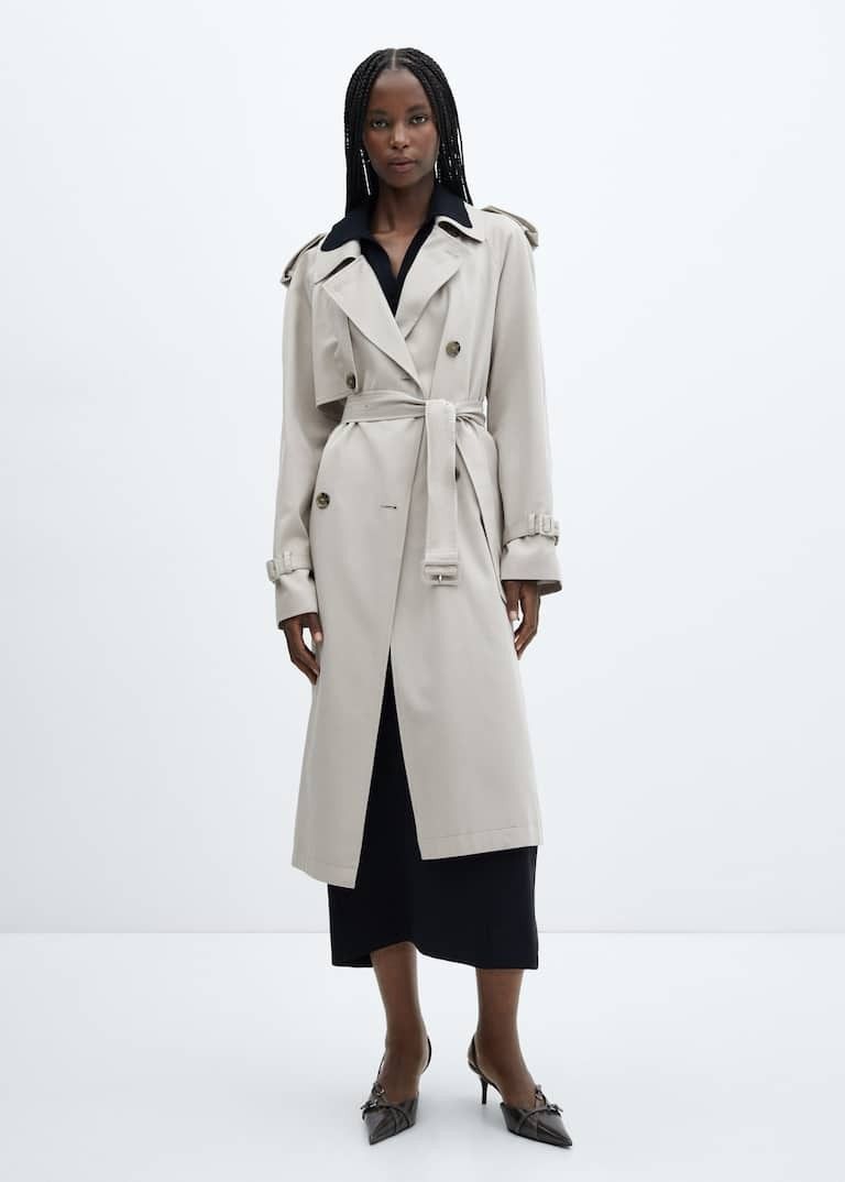 White trench coat womens outlet