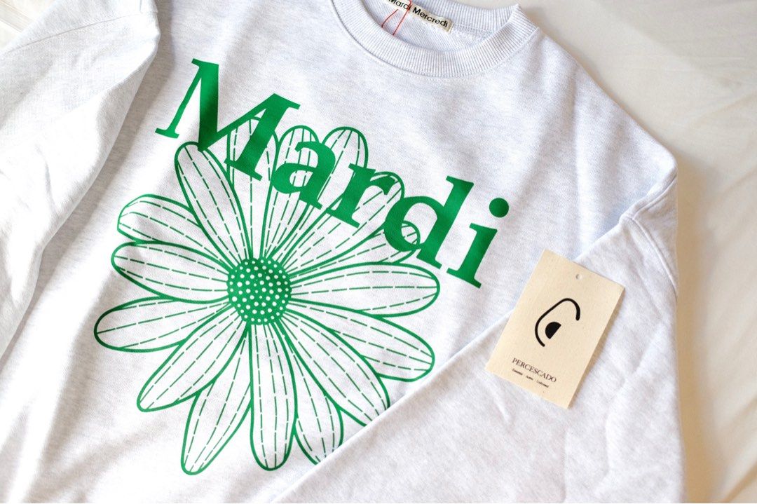 MARDI MERCREDI FLOWER SWEATSHIRT寬鬆衛衣韓國代購mardi代購韓國新款