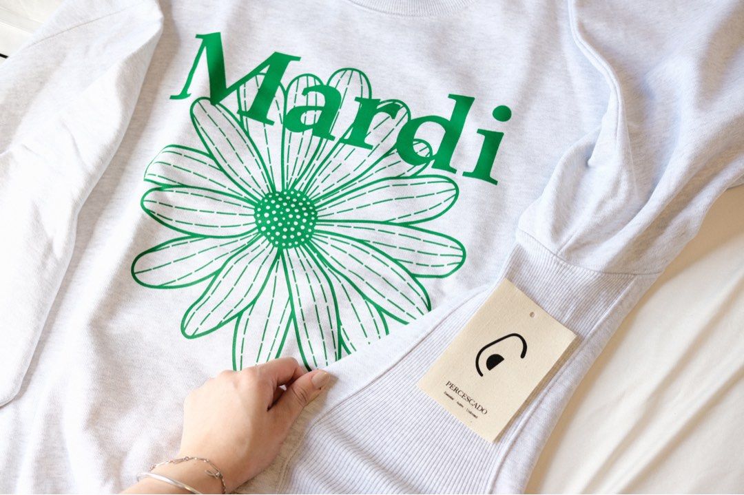 MARDI MERCREDI FLOWER SWEATSHIRT寬鬆衛衣韓國代購mardi代購韓國新款
