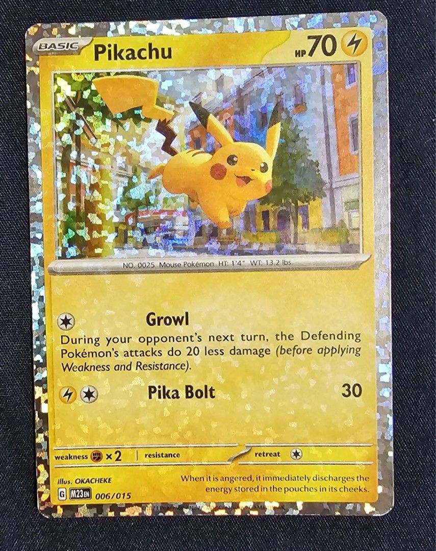McDonald Pokemon card (Pikachu), Hobbies & Toys, Toys & Games on Carousell