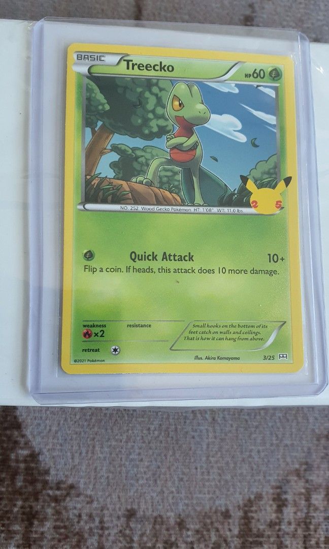 Mcdonalds Pokemon 25th Annivesary Card - Treeko, Hobbies & Toys, Toys & Games on Carousell Mcdonalds Pokemon 25th Annivesary Card - Treeko, Hobbies & Toys, Toys & Games on Carousell