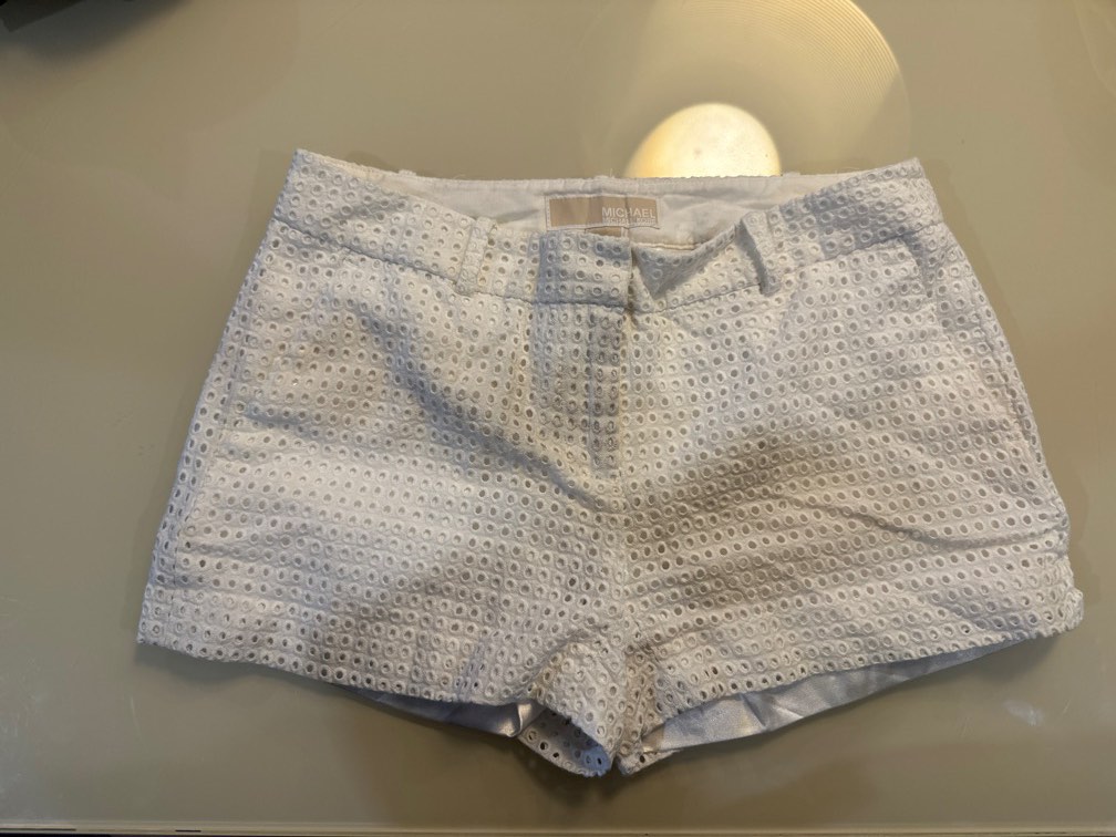Michael kors white shorts best sale