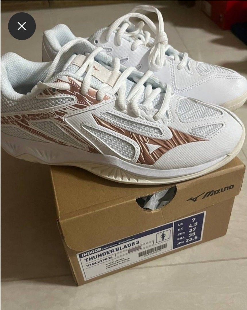 Mizuno Thunder Blade rosegold Women s Fashion Footwear Sneakers on Carousell