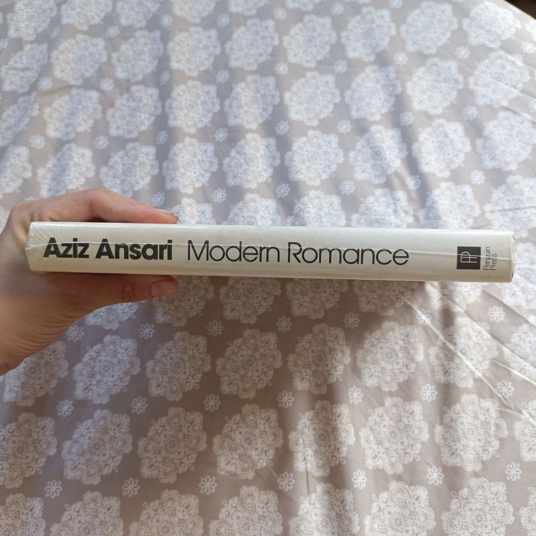 MODERN ROMANCE (Aziz Ansari) (Category: Storybooks) located in Antipolo. Submitted by chotchkies (Listing ID 1262676020, Image 3). Description: Brand new, hardbound - A comedian's personal observation about modern dating All items are for decluttering. Please manage your expectations. Two-day reservation only Location: Antipolo, Rizal MOP: GCash, BPI MOD: ABest, J&T, Grab, Lalamove.
