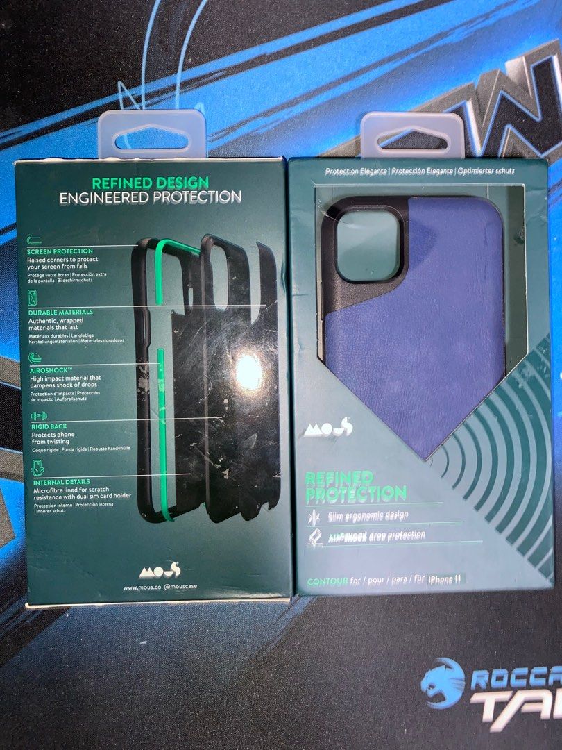 Mous Contour Case for Iphone 11 (Category: Cases & Sleeves) located in Angeles City. Submitted by snoopycafes (Listing ID 1262782227, Image 1). Description: Mous Contour Case for Iphone 11 📌 Brand New 📌 Superior impact-absorbing AiroShock™ 📌 Genuine leather back 📌 Sleek, not bulky 📌 Wireless charging compatible 📌 Designed to protect your screen 📌 Raised top and bottom edges protect your screen, without impeding edge-to-edge swiping 📌 2 av