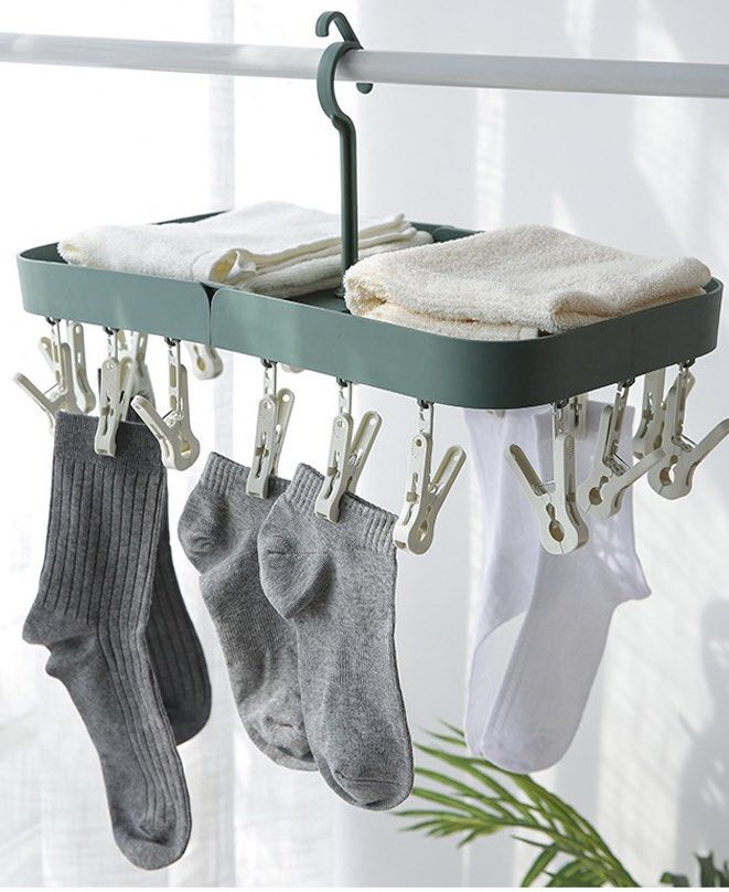 Multi Clip sock hangers, Furniture & Home Living, Home Improvement