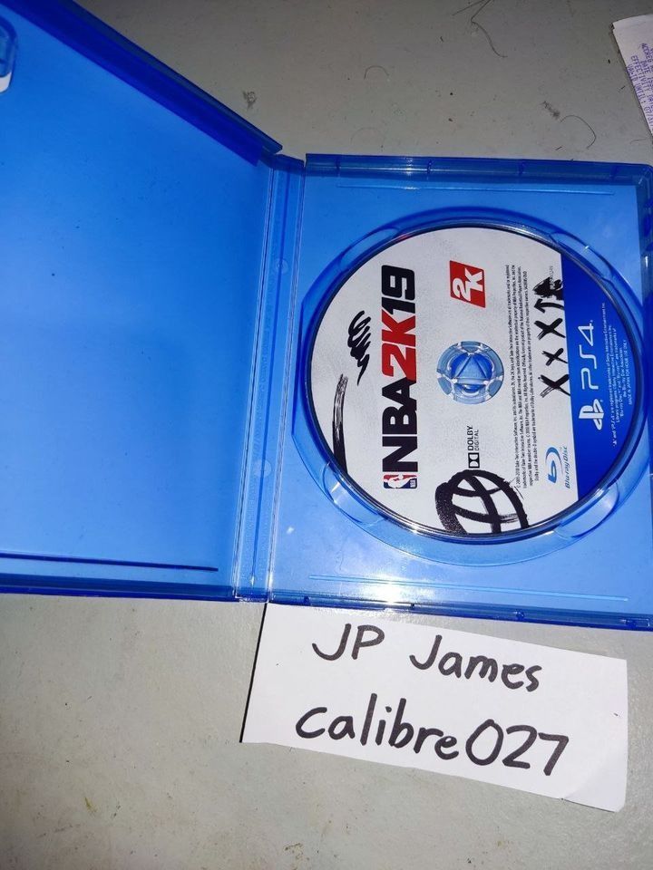 NBA 2k19 - PS4 (Category: PlayStation) located in Marilao. Submitted by calibre027 (Listing ID 1262674030, Image 2). Description: NBA 2k19 - PS4 👉Excellent condition, no scratches 👉 what you see is what you get 👉 meetups: Anonas, Quezon City / pwede sm north, trinoma upon schedule nga lang / meycauayan or marilao bulacan.