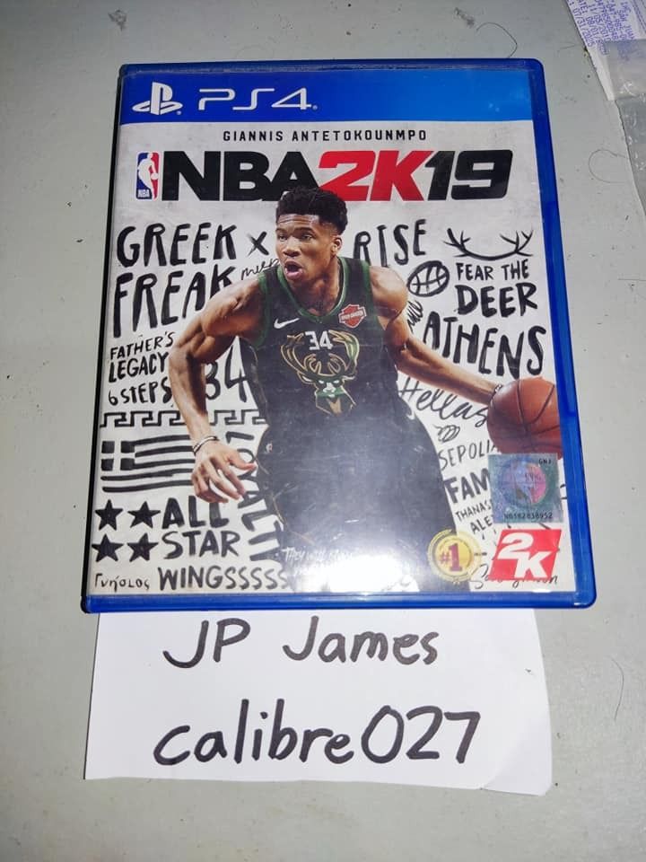 NBA 2k19 - PS4 (Category: PlayStation) located in Marilao. Submitted by calibre027 (Listing ID 1262674030, Image 1). Description: NBA 2k19 - PS4 👉Excellent condition, no scratches 👉 what you see is what you get 👉 meetups: Anonas, Quezon City / pwede sm north, trinoma upon schedule nga lang / meycauayan or marilao bulacan.