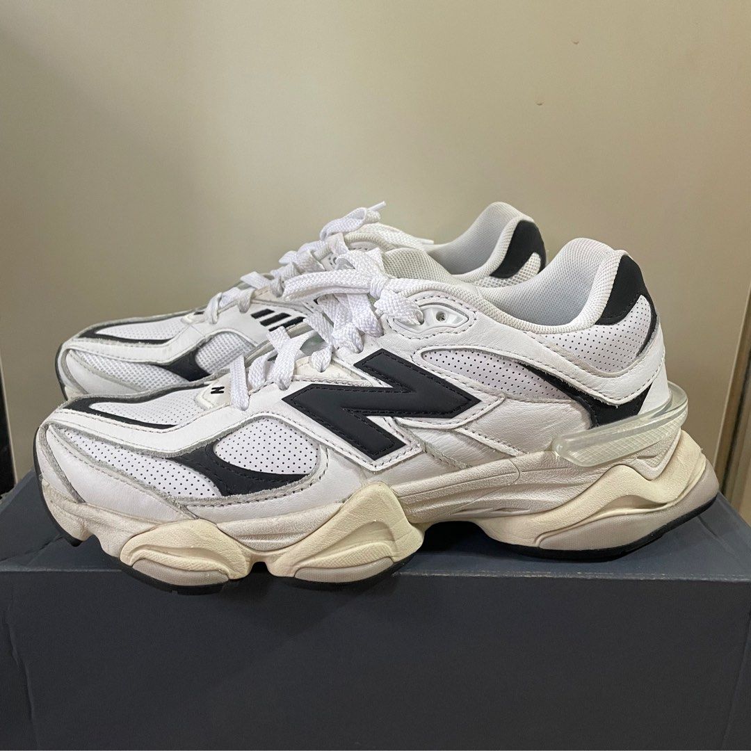 New Balance 9060 黑白奶油底(U9060AAB) 尺寸US6(24cm), 她的時尚, 鞋