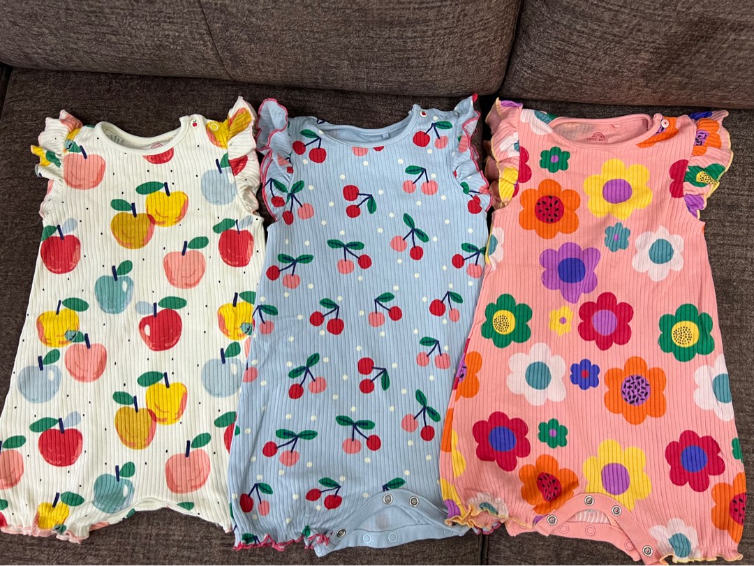 NEXT girl rompers Babies Kids Babies Kids Fashion on Carousell