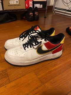 New Nike Air Force 1 ‘07 LV8 EMB “Icy Soles” Mens Sz 9 White Red CT2295-110