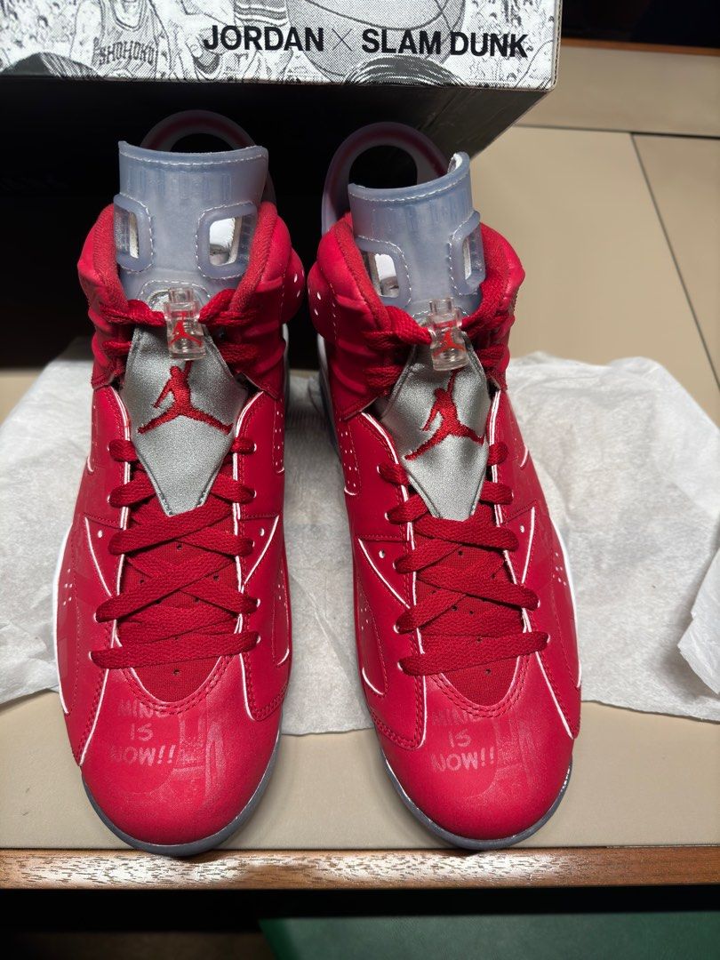Nike Air Jordan 6 Retro X SLAM DUNK : US - 9 (代友放), 男裝, 鞋