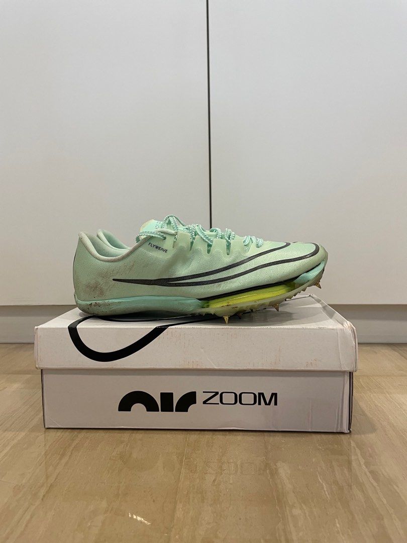 Nike Air Zoom Maxfly 'Mint Foam' Spike Shoes, Men's Fashion
