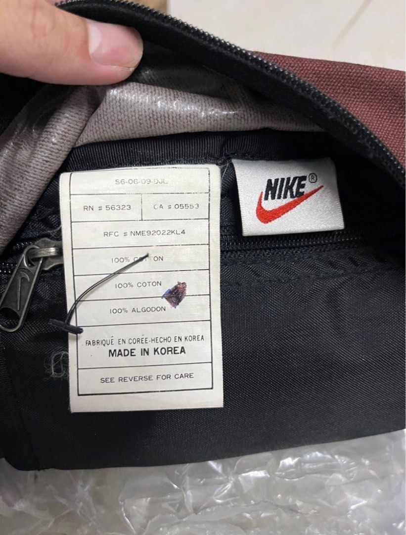 Nike Double Pocket Vintage Men s Fashion Bags Backpacks on