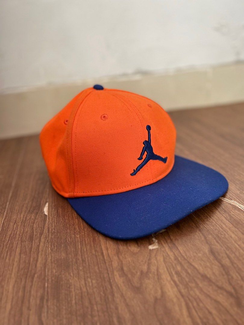 nike jordan hat blue orange original, Fesyen Wanita, Aksesoris di Carousell