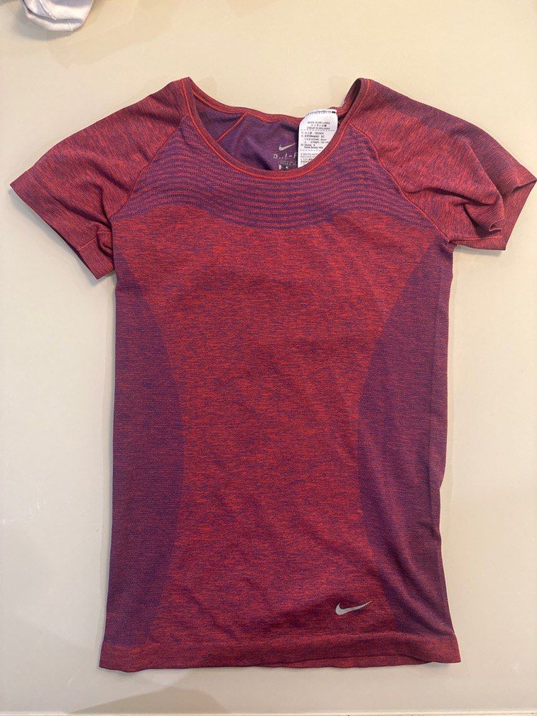 Red dri hotsell fit shirt womens