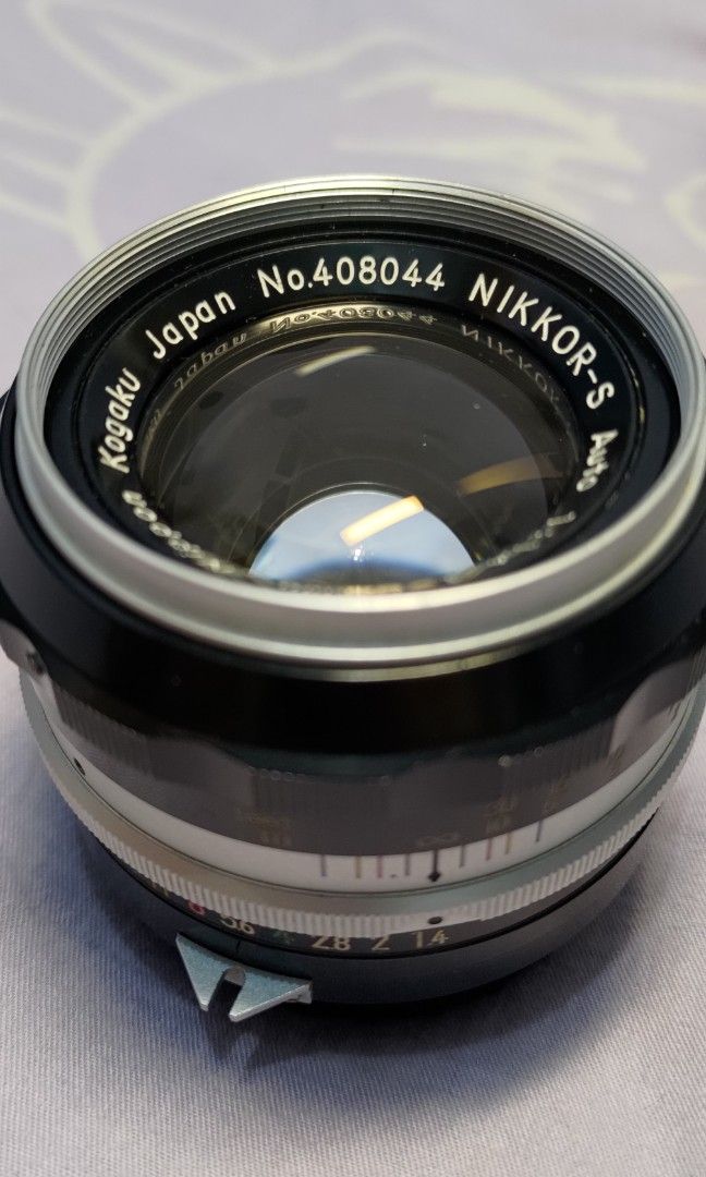 勿講價］Nikon 50mm F1.4 pre-AI 鏡頭鏡面無花保證好貨, 攝影器材