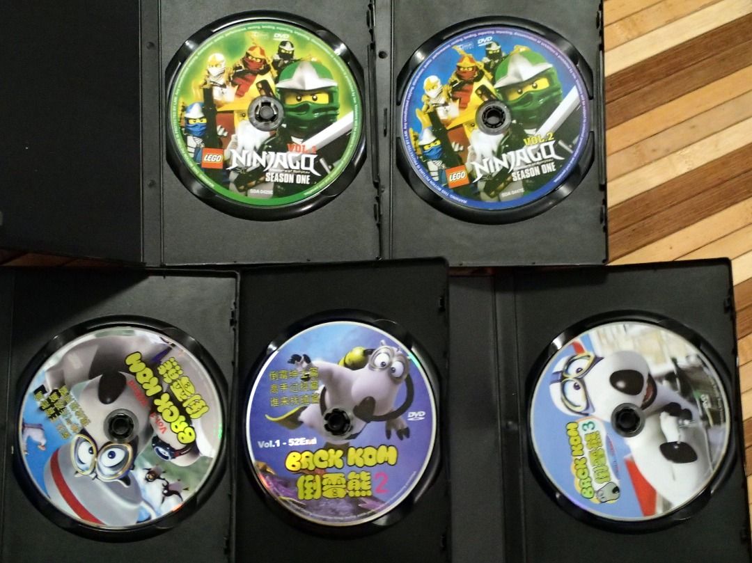 Ninjago Master of Spinjitsu Vol 1 & 2 / Back Kom 1, 2 & 3, Hobbies ...