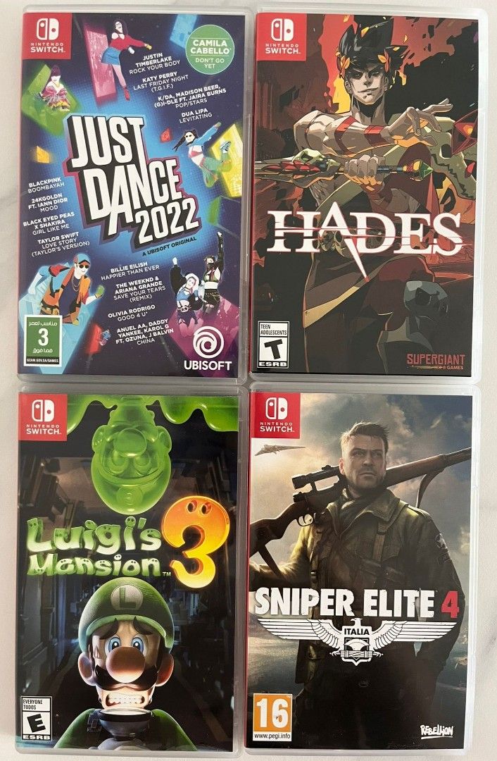 Nintendo switch sale games used cheap