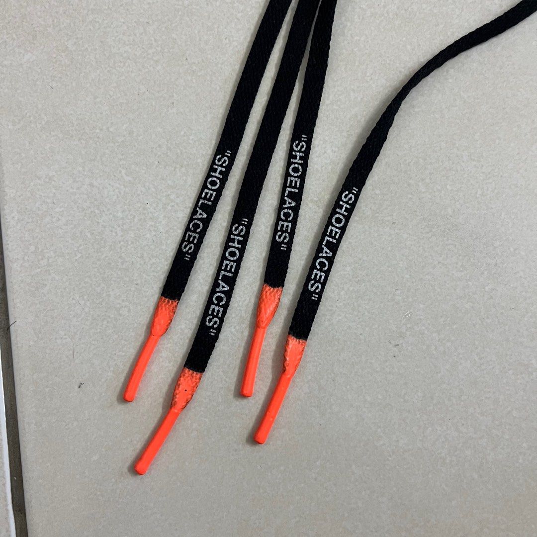 Off white cheap flat shoelaces