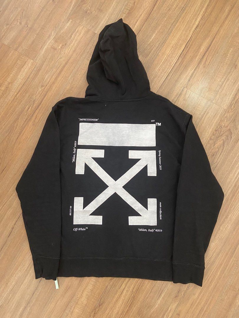 Off White Kiss Hoodie SS19 Men s Fashion Tops Sets Hoodies on