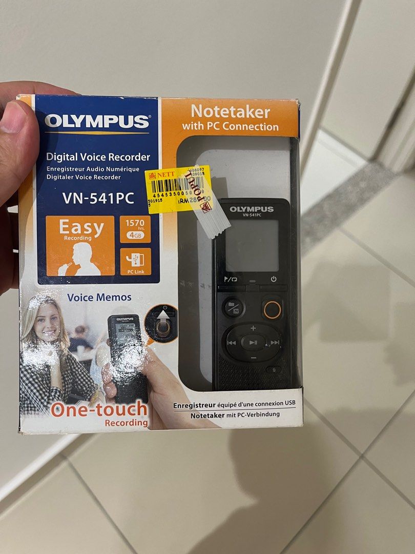 Olympus VN541PC Digital Voice Recorder, Audio, Voice Recorders on