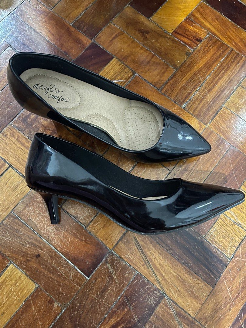 Payless Dexflex Comfort Black Heels Women s Fashion Footwear Heels on Carousell