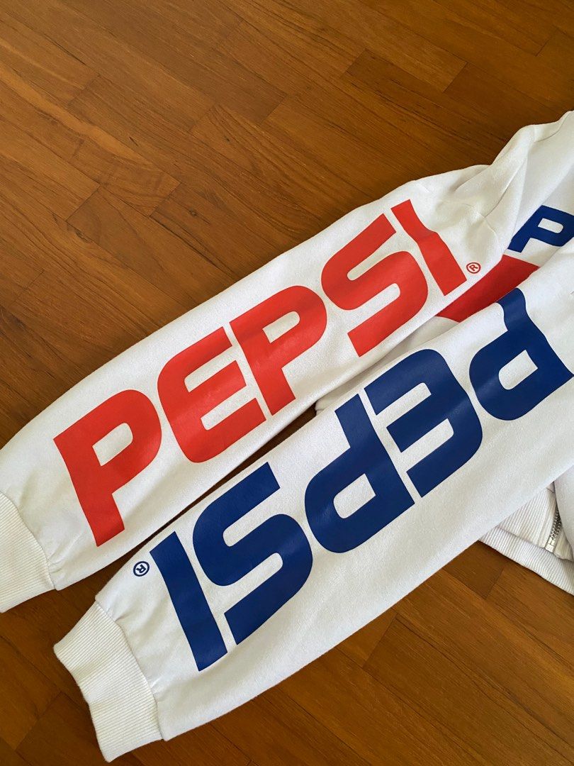 Pepsi zip up hoodie top