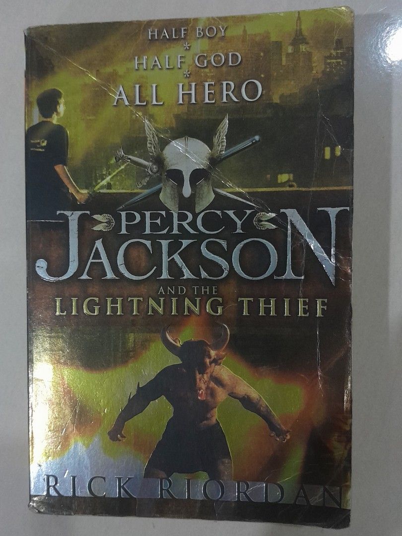 Percy Jackson and the Lightning Thief by Rick Riordan, Hobbies & Toys, Books  & Magazines, Storybooks on Carousell