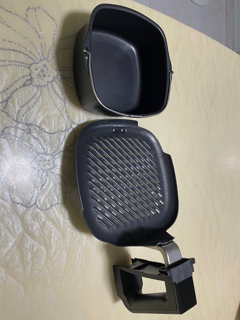 EXTRWORY Air Fryer Backblech 24x25cm | Mit Eckenschutz | Ersatz Für Heißluftfritteuse