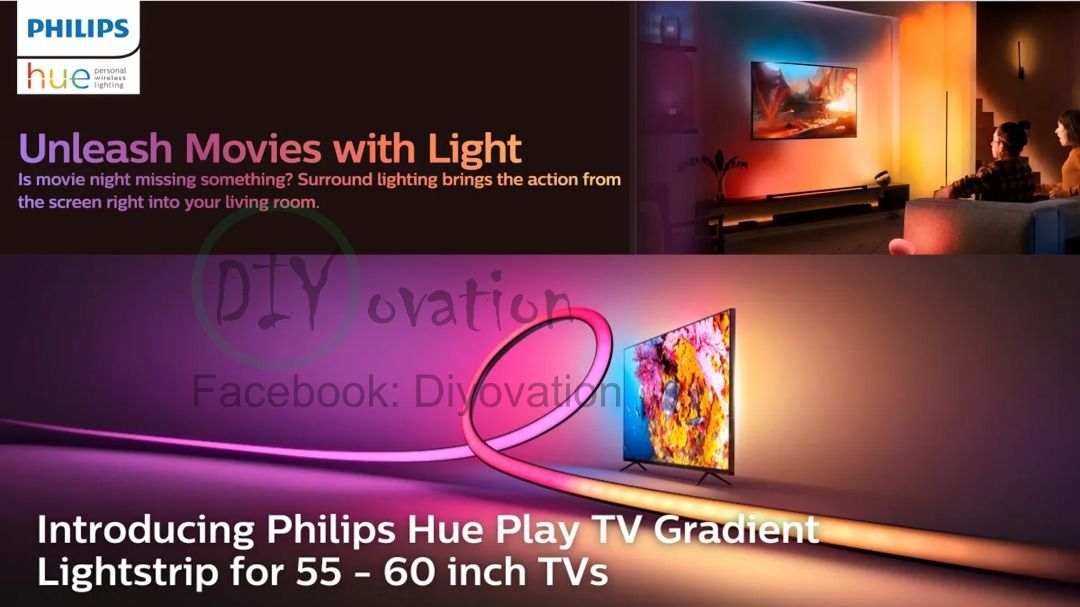 Philips Hue is leveling up with lighting strips for your monitor